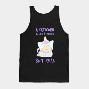 Cute Kitty Cat Unicorn - Kawaii Caticorn Tank Top